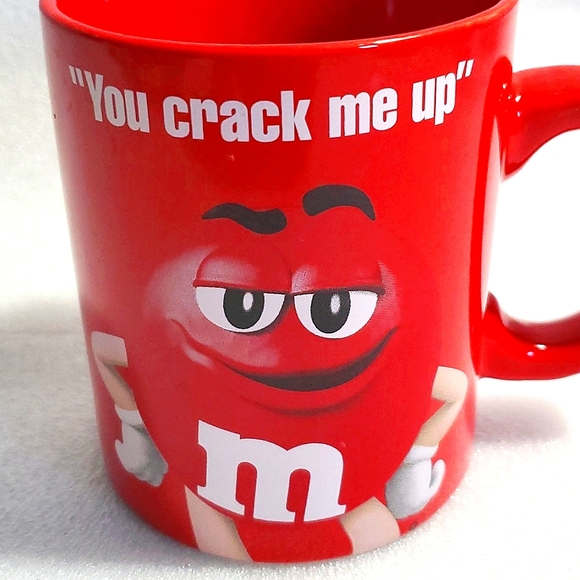 M&M Coffee Mug Cup "You Crack Me Up"2016 Frankford - Picture 2 of 8